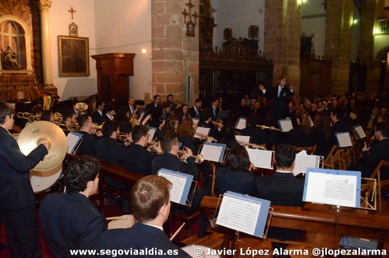 Gran éxito del concierto de Marchas Procesionales de Semana Santa a cargo de la Unión Musical de Segovia