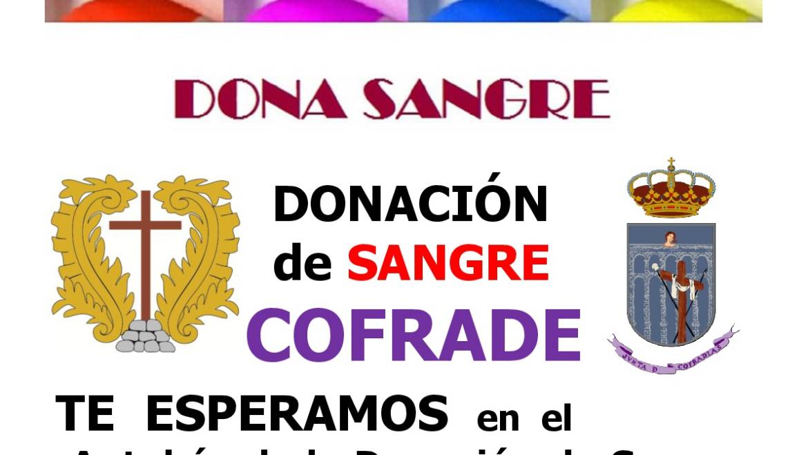 DONANCION DE SANGRE COFRADE