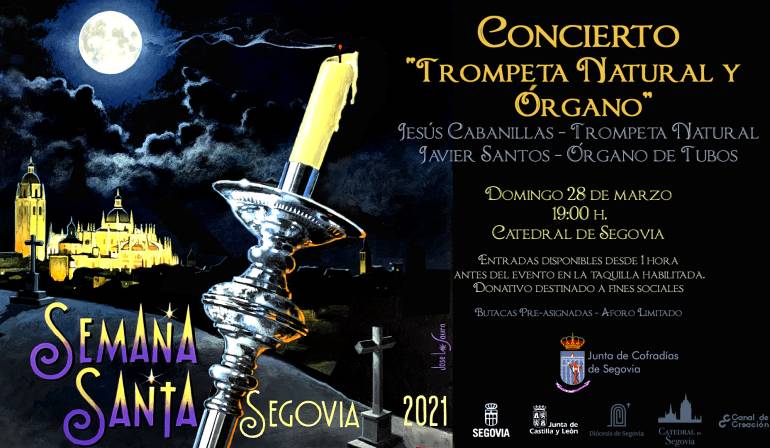 Concierto de órgano de tubos y trompeta natural en la Semana Santa de Segovia