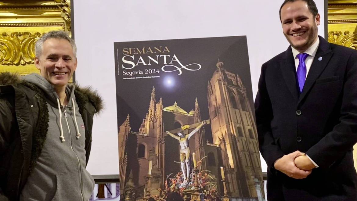 El Cristo de la Paciencia protagoniza el cartel anunciador de la Semana Santa de Segovia