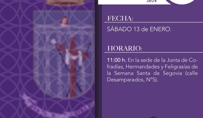 Presentación del cartel anunciador y vídeo promocional de la Semana Santa 2024